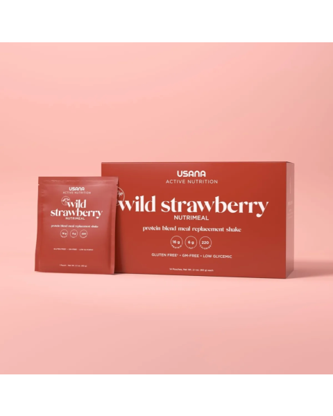 USANA Wild Strawberry Soy Protein Nutrimeal™ - 28 Packets