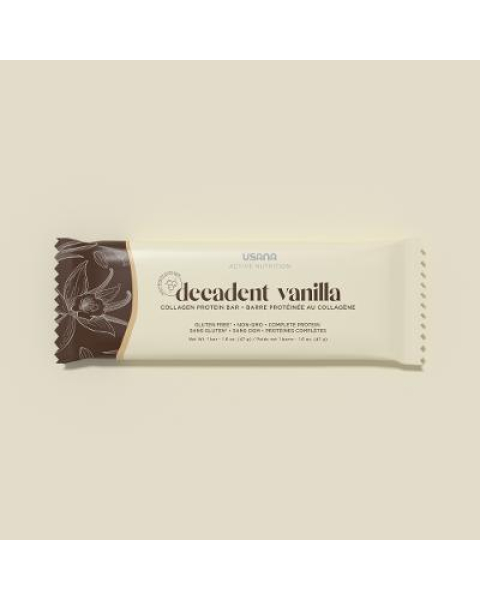 USANA Decadent Vanilla Collagen Protein Bars