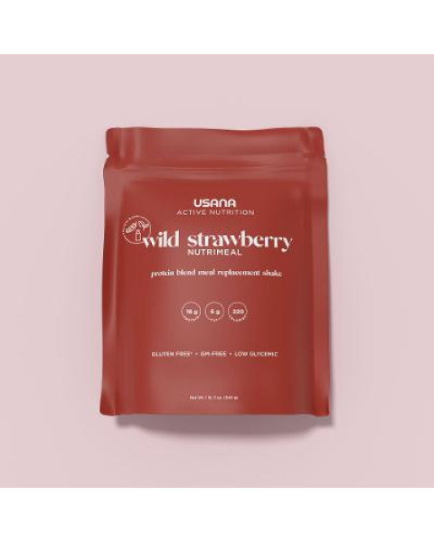 USANA Wild Strawberry Soy Protein Nutrimeal™ Gusset (9 Servings)